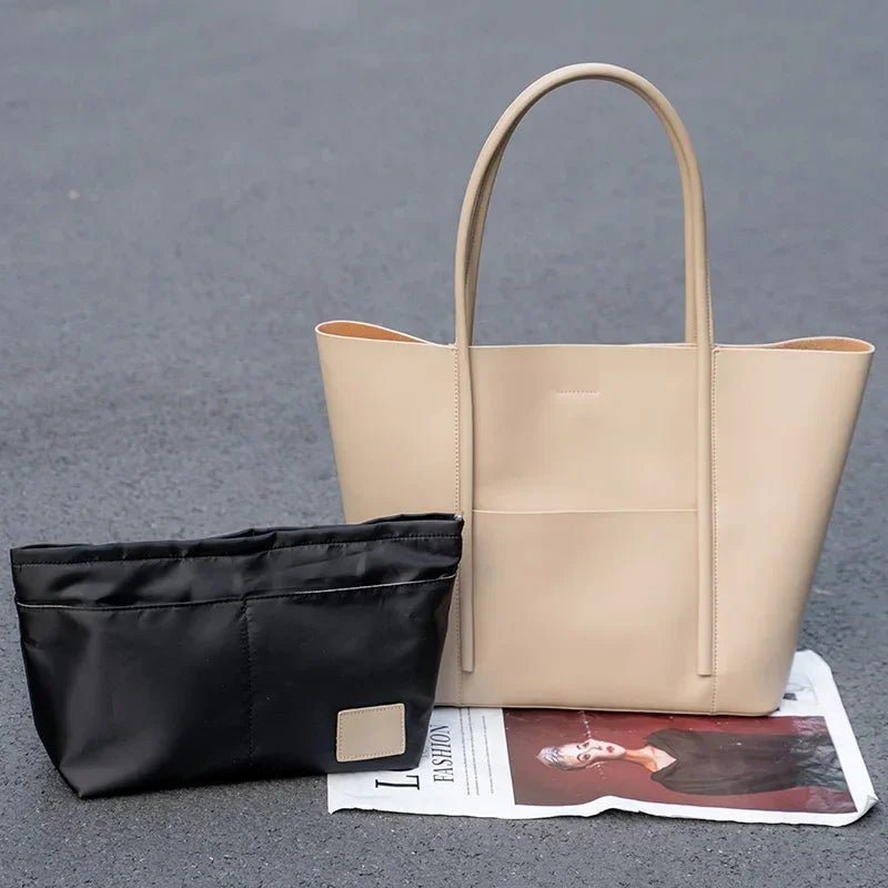 Genuine Leather Tote Bag – Women’s Work & Daily Bag - Image 5
