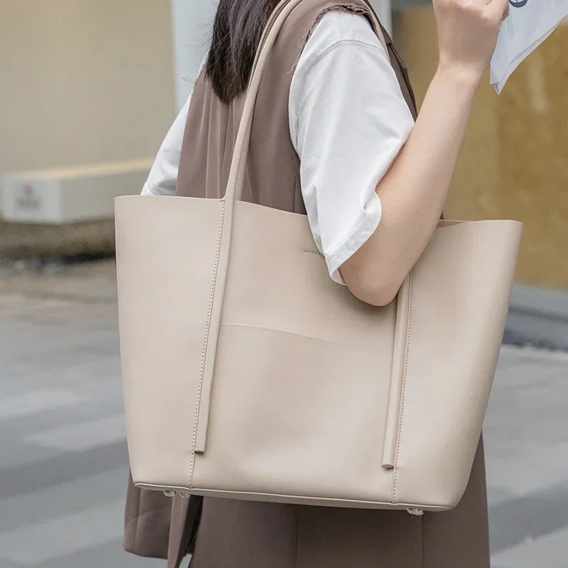 Genuine Leather Tote Bag – Women’s Work & Daily Bag - Image 31