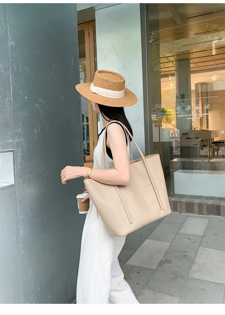 Genuine Leather Tote Bag – Women’s Work & Daily Bag - Image 17