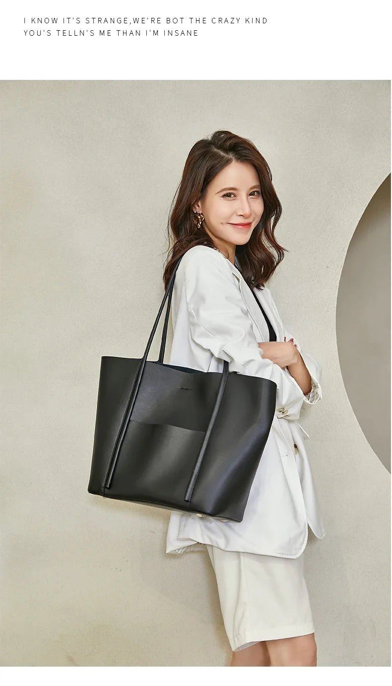 Genuine Leather Tote Bag – Women’s Work & Daily Bag - Image 23