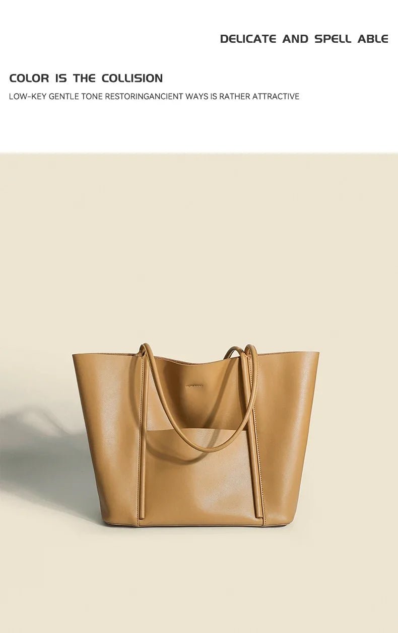 Genuine Leather Tote Bag – Women’s Work & Daily Bag - Image 13