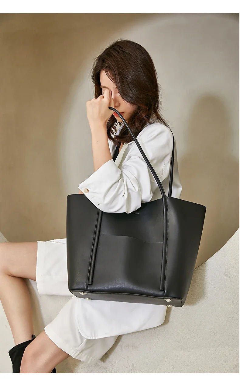 Genuine Leather Tote Bag – Women’s Work & Daily Bag - Image 24