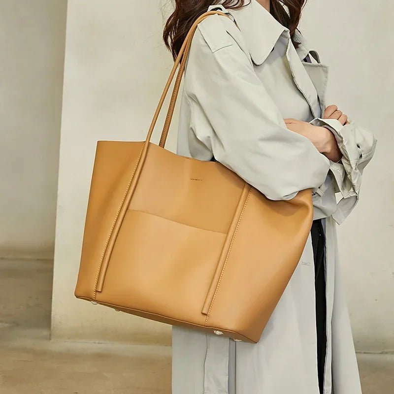 Genuine Leather Tote Bag – Women’s Work & Daily Bag - Image 32